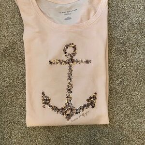 Tommy Hilfiger Sequin Anchor T-Shirt